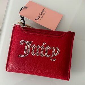 Juicy Couture Red Rhinestone Wallet